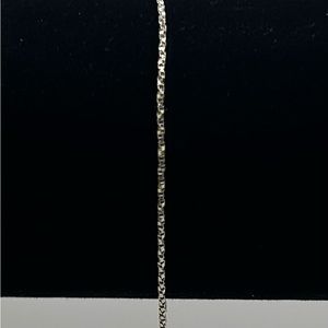 Sterling, silver chain bracelet